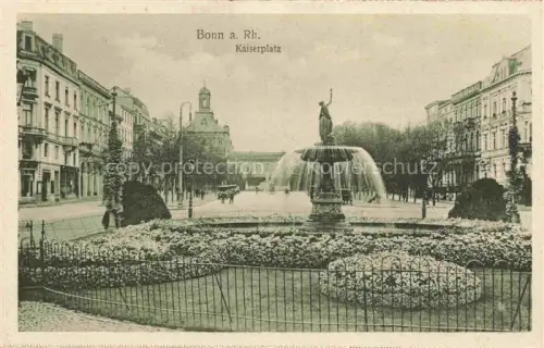 AK / Ansichtskarte BONN Rhein Kaiserplatz Springbrunnen