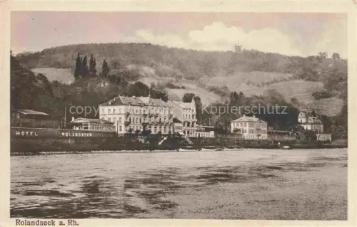 AK / Ansichtskarte ROLANDSECK Remagen Ahrweiler Rheinland-Pfalz Rheinpartie