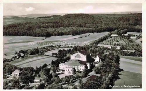 AK / Ansichtskarte BAYREUTH Bayern Festspielhaus Fliegeraufnahme