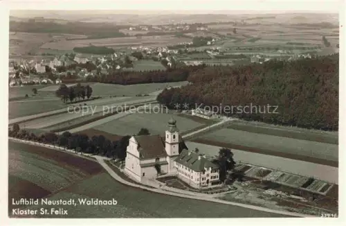 AK / Ansichtskarte Waldnaabtal Falkenberg Oberfranken Bayern Kloster St Felix Fliegeraufnahme