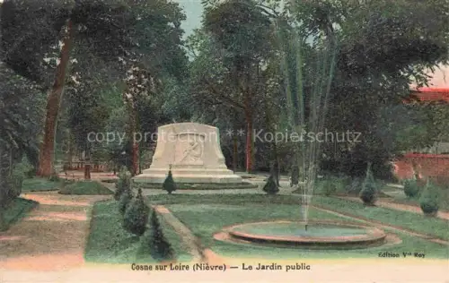 AK / Ansichtskarte COSNE-sur-Loire 58 Nievre Le Jardin public