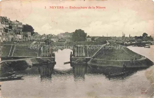 AK / Ansichtskarte NEVERS 58 Nievre Embouchure de la Nievre