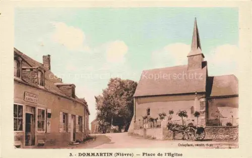 AK / Ansichtskarte Dommartin Chateau-Chinon 58 Nievre Place de l Bglise