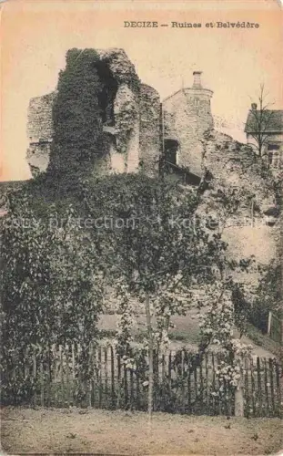AK / Ansichtskarte Decize NEVERS 58 Nievre Ruines et Belvedere