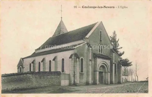 AK / Ansichtskarte Coulanges-les-Nevers 58 Nievre L Eglise