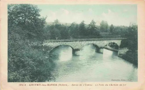AK / Ansichtskarte Chitry-les-Mines Clamecy 58 Nievre Le Pont du Chemin de fer