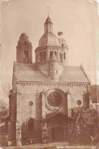 AK / Ansichtskarte WORMS Rhein Pauluskirche