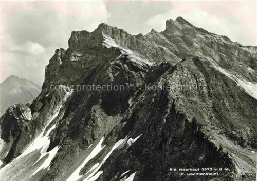 AK / Ansichtskarte Naafkopf 2570m Schesaplana GR Fliegeraufnahme