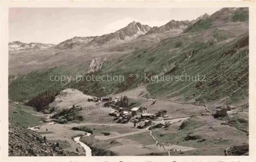 AK / Ansichtskarte Obergurgl Ober-Gurgl Soelden oetztal Imst Tirol AT Blick ins oetztal