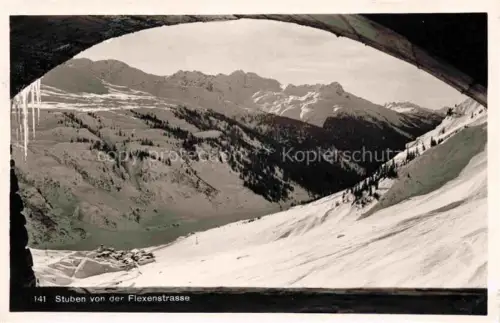 AK / Ansichtskarte Stuben Arlberg Flexenstrasse Vorarlberg AT Panorama