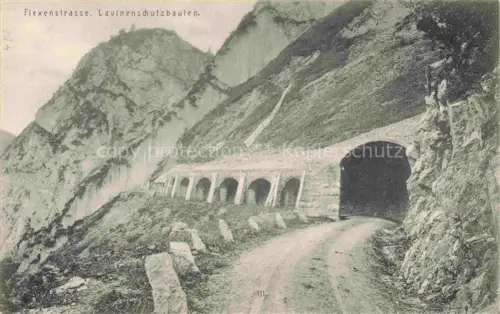 AK / Ansichtskarte Flexenstrasse Vorarlberg AT Lawinenschutzbauten