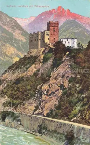 AK / Ansichtskarte Landeck  Tirol AT Schloss Landeck mit Silberspitze