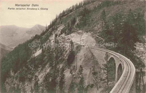 AK / Ansichtskarte Mariazellerbahn St Poelten Niederoesterreich AT Partie zwischen Annaberg und Goesing