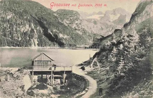 AK / Ansichtskarte Gosausee Gosau Salzkammergut AT mit Dachstein