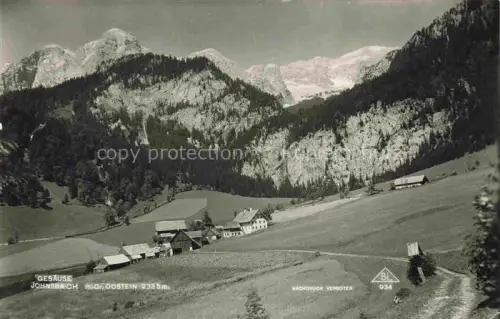 AK / Ansichtskarte Gesaeuse Johnsbach mit Gr oedstein