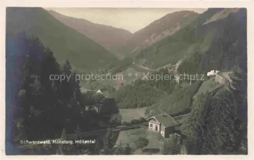 AK / Ansichtskarte Hoellsteig Hinterzarten BW im Hoellental Panorama