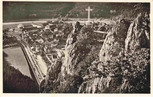 AK / Ansichtskarte Beuron Donautal mit Petersfelsen