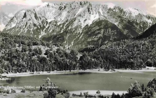 AK / Ansichtskarte Ferchensee Karwendel Schwaz Tirol AT mit Wetterstein