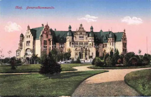 AK / Ansichtskarte METZ  57 Moselle Schloss Generalkommando