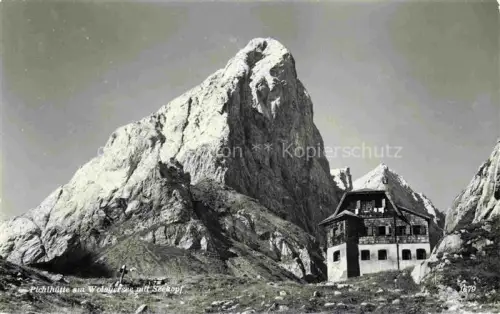 AK / Ansichtskarte Pichlhuette Wolayersee Trebesing Kaernten AT mit Seekopf