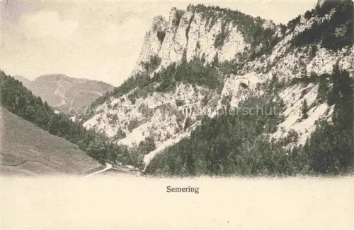 AK / Ansichtskarte Semmering Niederoesterreich AT Panorama Tunnel