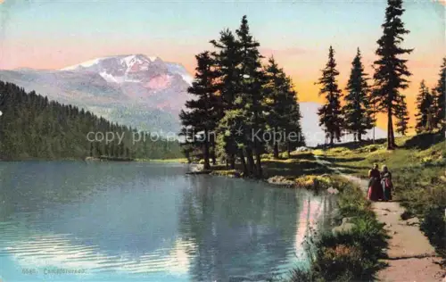 AK / Ansichtskarte Campfersee St Moritz GR Panorama