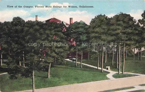 AK / Ansichtskarte Tallahassee Florida USA Campus Florida State College for Women