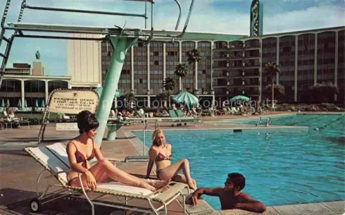 AK / Ansichtskarte LAS VEGAS Nevada USA Frontier Hotel Swimming Pool