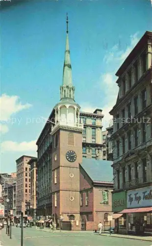 AK / Ansichtskarte Boston Massachusetts USA Old South Meeting House Freedom Trial