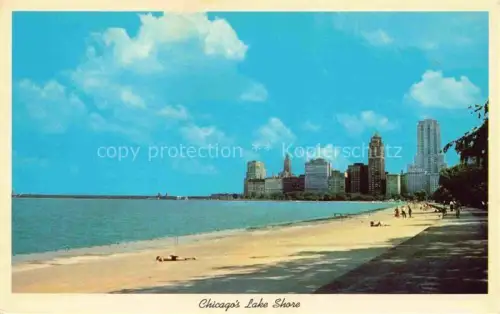 AK / Ansichtskarte CHICAGO  Illinois USA Panorama Lake Shore