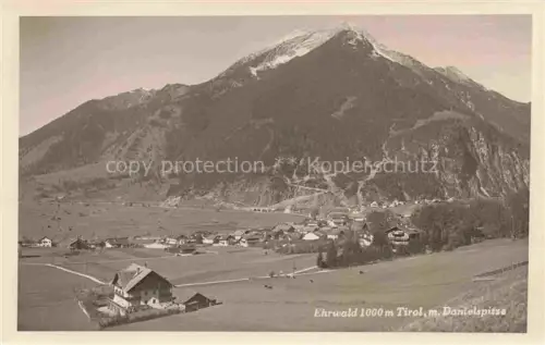 AK / Ansichtskarte Ehrwald Tirol AT Panorama Blick gegen Danielspitze Ammergauer Alpen