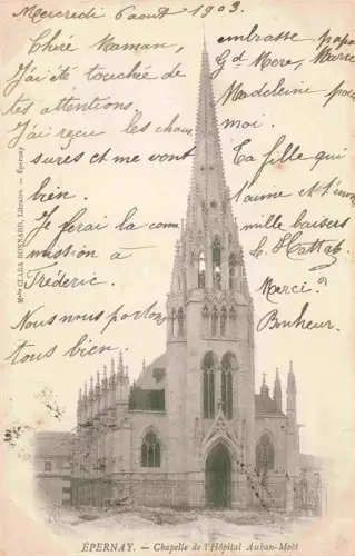 AK / Ansichtskarte EPERNAY 51 Marne Chapelle de l'Hôpital Auban-Moet