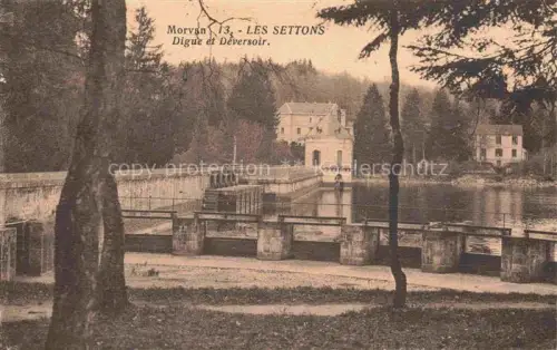 AK / Ansichtskarte Les Settons Montsauche-les-Settons Chateau-Chinon 58 Nievre Digue et Deversoir