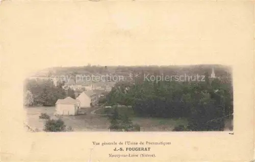 AK / Ansichtskarte Neuvy-sur-Loire Cosne-Cours-sur-Loire 58 Nievre Vue generale Usine de Pneumatiques