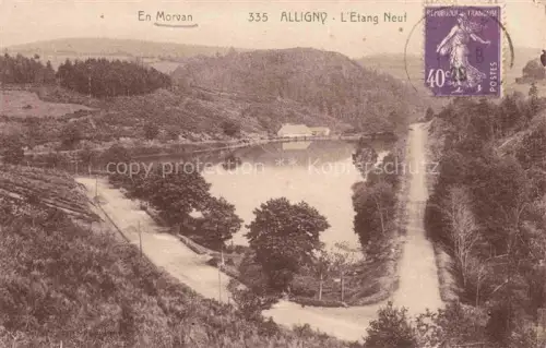 AK / Ansichtskarte Alligny-en-Morvan Chateau-Chinon 58 Nievre L Etang Neut