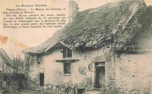 AK / Ansichtskarte Fetigny Chateau-Chinon 58 Nievre La Maison des Charrues ancienne Morvan