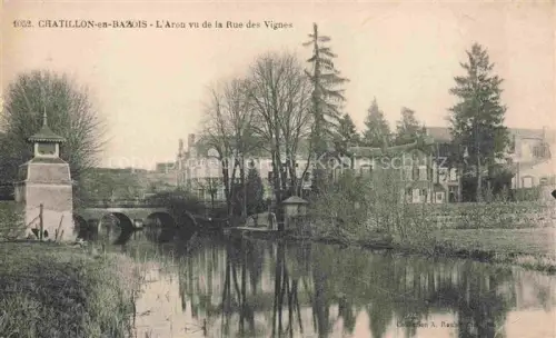 AK / Ansichtskarte Chatillon-en-Bazois Chateau-Chinon 58 Nievre Aron vu de la Rue des Vignes