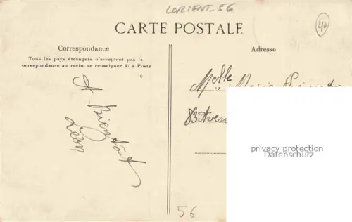 AK / Ansichtskarte LORIENT 56 Morbihan Lorientaise