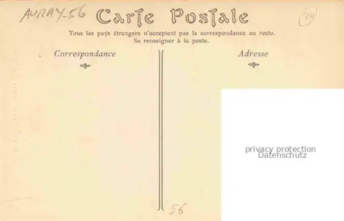 AK / Ansichtskarte Auray Lorient 56 Morbihan Vieilles Marsons Rue Neuve