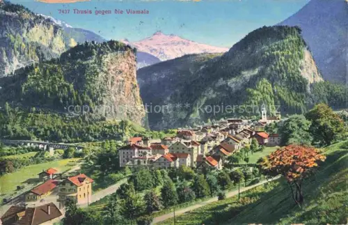 AK / Ansichtskarte Thusis GR mit der Viamala