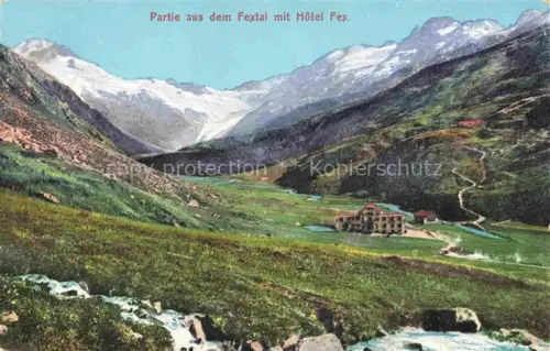 AK / Ansichtskarte Fextal Val Fex Sils Maria GR mit Hotel Fex