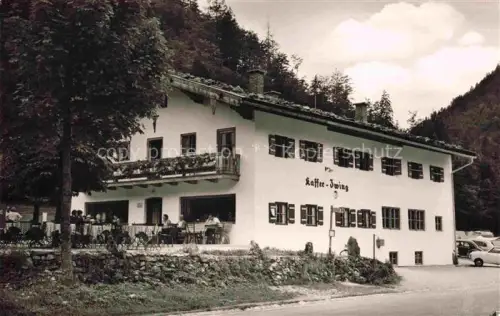 AK / Ansichtskarte Inzell Traunstein Bayern Kaffee Zwing am Gletschergarten