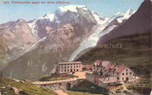 AK / Ansichtskarte Franzenshoehe 2188m Ortler Trafoi Suedtirol IT Panorama