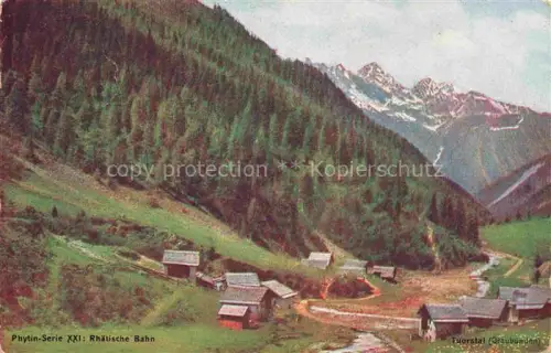 AK / Ansichtskarte Tuorstal Albula GR Panorama