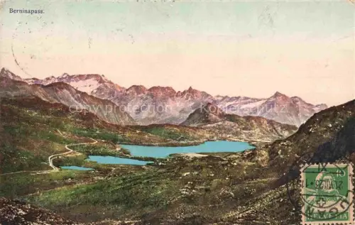 AK / Ansichtskarte Berninapass Panorama