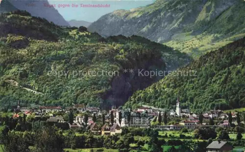 AK / Ansichtskarte Ragaz Bad SG mit Taninaschlucht