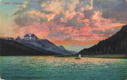 AK / Ansichtskarte Silser-See Silsersee Maloja GR Panorama