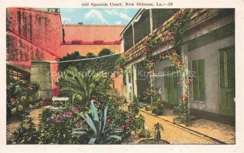 AK / Ansichtskarte NEW ORLEANS Louisiana USA Old Spanish Court