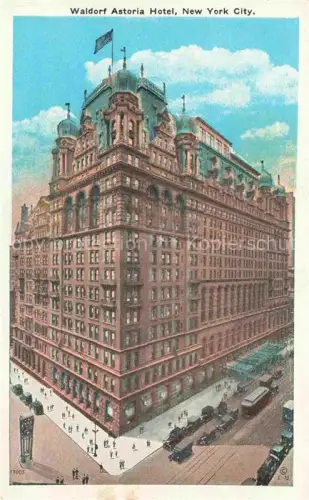 AK / Ansichtskarte NEW YORK City USA Waldorf Astoria Hotel