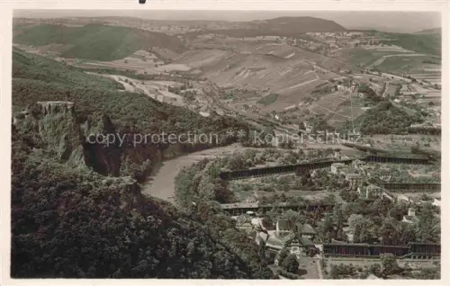 AK / Ansichtskarte Ebernburg Bad Muenster am Stein-Ebernburg Rheinland-Pfalz Blick von der Gans
